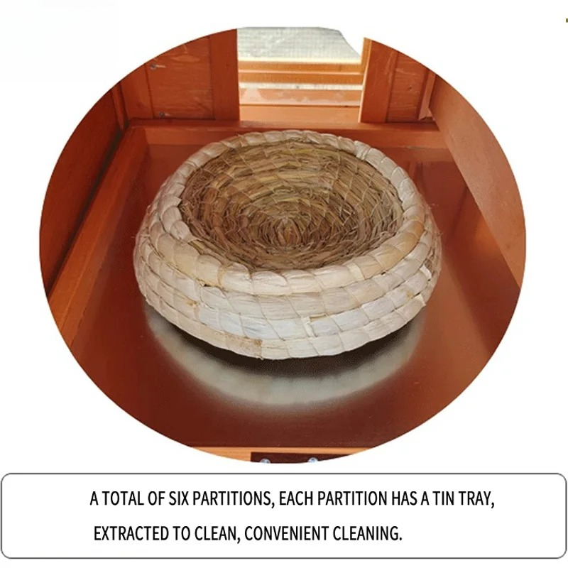 Urban Farming Gardening - Neues Design Großer Regenfester Holz-Außenkäfig für