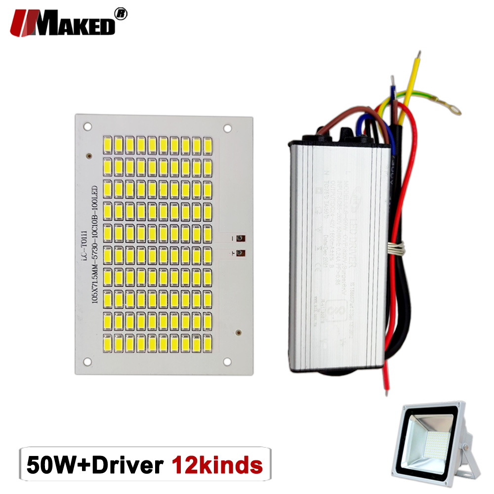 50W LED PCB + Fahrer Flutlicht – Flood Tray Table Bewertung und Preis